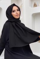 Vêtements hijab NOIR CHÂLE JAZZ T 1502