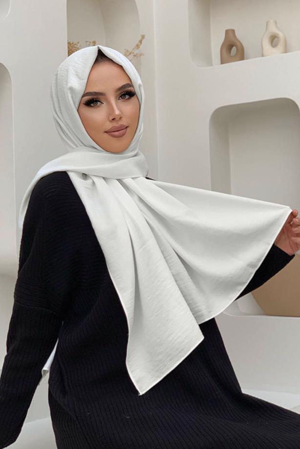 Hijab clothing  LINEN LOOKING SHAWL T 2502 - TRENDTESETTÜR