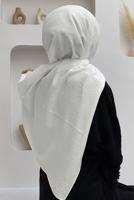 Hijab clothing ECRU LINEN LOOKING SHAWL T 2502
