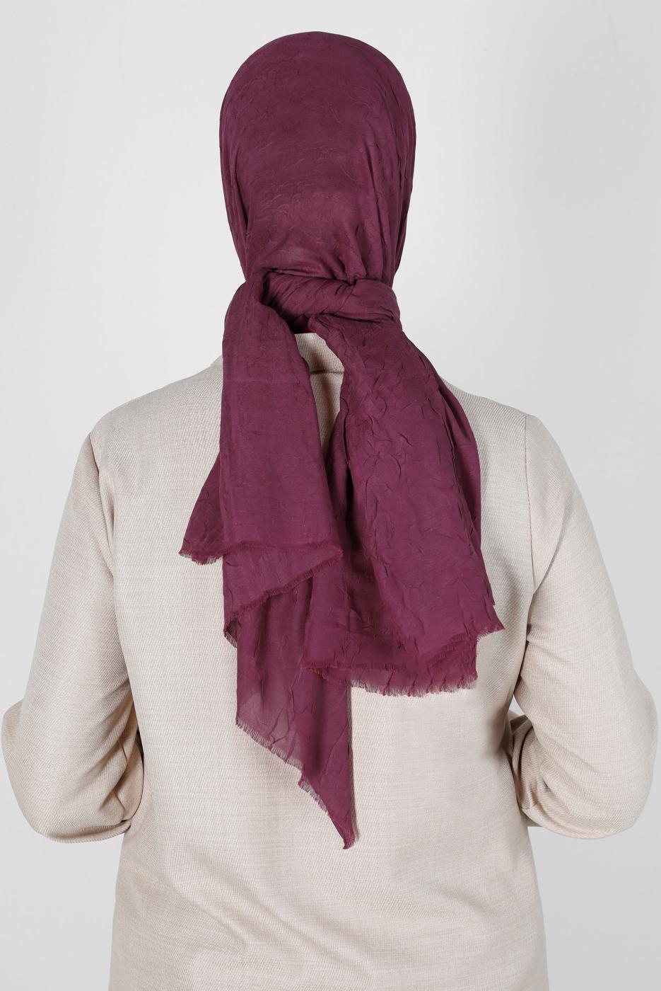 Hijab clothing FUCHSIA ALVİNA BAMBOO SHAWL T 8145
