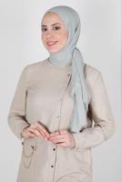 Vêtements hijab ARGENT CHÂLE EN BAMBOU ALVİNA T 8145