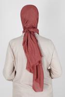 Tesettür giyim KAHVE ALVİNA BAMBU KRAŞ ŞAL T 8145