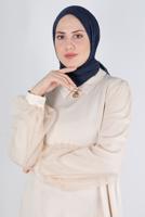 Hijab clothing NAVY BLUE ALVİNA BAMBOO SHAWL T 8145