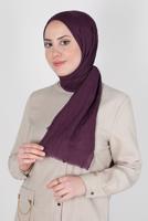 Tesettür giyim MÜRDÜM ALVİNA BAMBU KRAŞ ŞAL T 8145