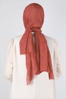 Tesettür giyim TABA ALVİNA BAMBU KRAŞ ŞAL T 8145
