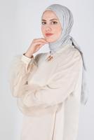 Hijab clothing BEIGE ALVİNA BAMBOO SHAWL T 8145