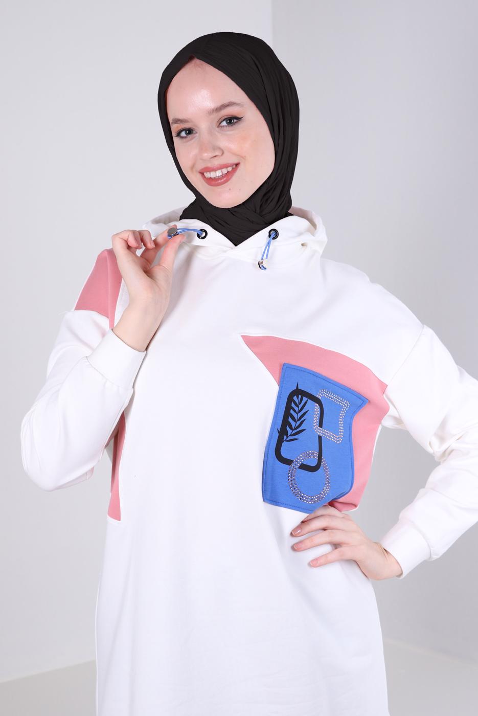 Vêtements hijab NOIR CHÂLE DROIT ALVINA T 8236