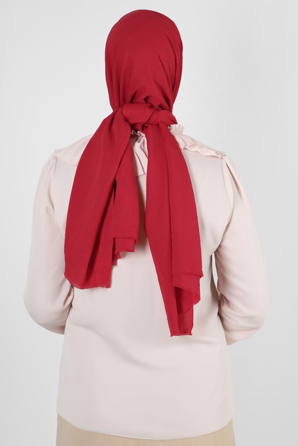Vêtements hijab ROUGE CHÂLE DROIT ALVINA T 8236 - TRENDTESETTÜR