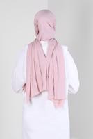 Tesettür giyim PUDRA ALVİNA DÜZ ŞAL T 8236