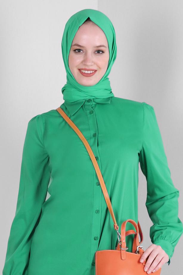 Vêtements hijab VERT CHÂLE DROIT ALVINA T 8236 - TRENDTESETTÜR