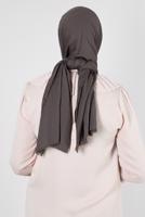 Tesettür giyim GRİ ALVİNA DÜZ ŞAL T 8236