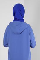 Tesettür giyim LACİVERT ALVİNA DÜZ ŞAL T 8236