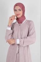 Tesettür giyim PEMBE ALVİNA DÜZ ŞAL T 8236
