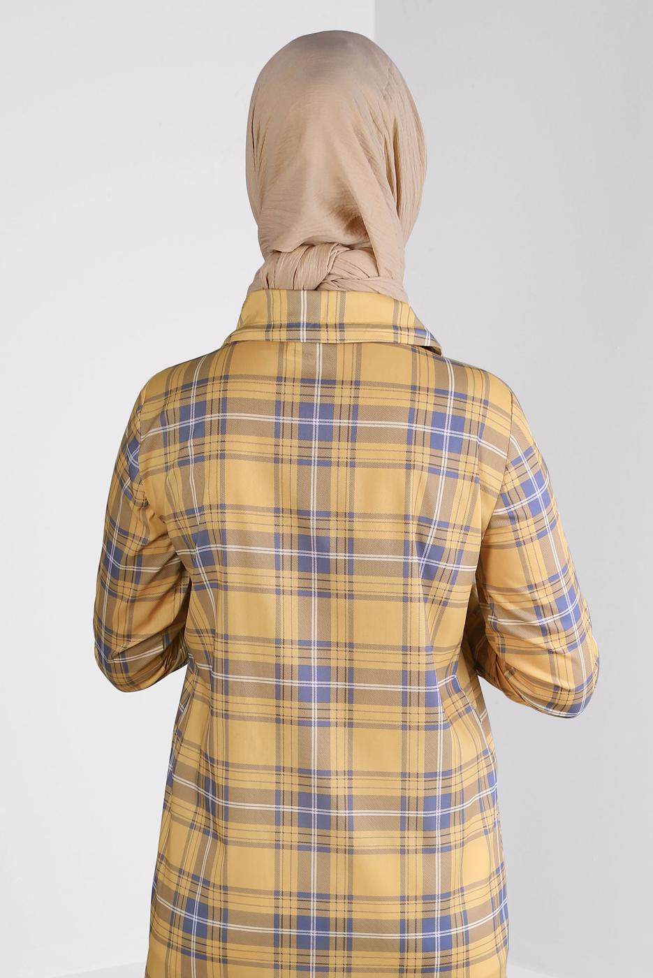 Tesettür giyim YEŞİL ALVİNA DÜZ ŞAL T 8236