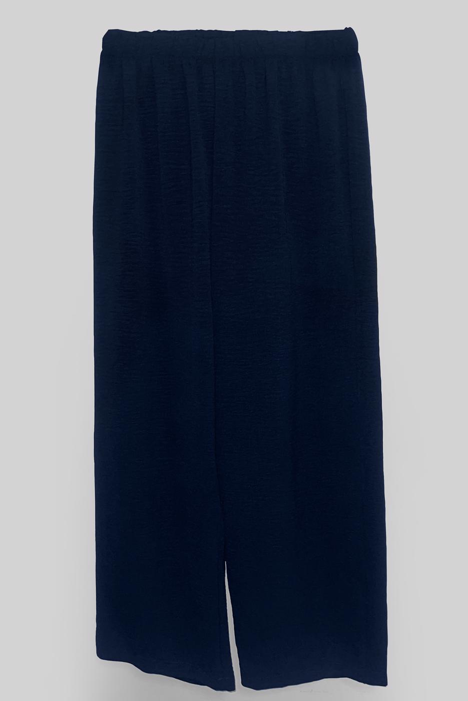 Vêtements hijab BLEU MARINE ENSEMBLE PANTALON LARGE CEINTURE 3 PIÈCES T 30013