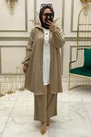 Vêtements hijab VISON COSTUME PANTALON BOUTONS AVEC COLLIER T 50147