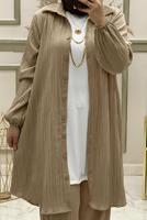 Vêtements hijab VISON COSTUME PANTALON BOUTONS AVEC COLLIER T 50147