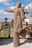 Vêtements hijab VISON SALOPETTE LARGE AVEC CEINTURE T 1473