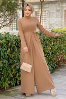 Vêtements hijab TABA SALOPETTE LARGE AVEC CEINTURE T 6763