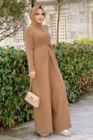 Vêtements hijab TABA SALOPETTE LARGE AVEC CEINTURE T 6763