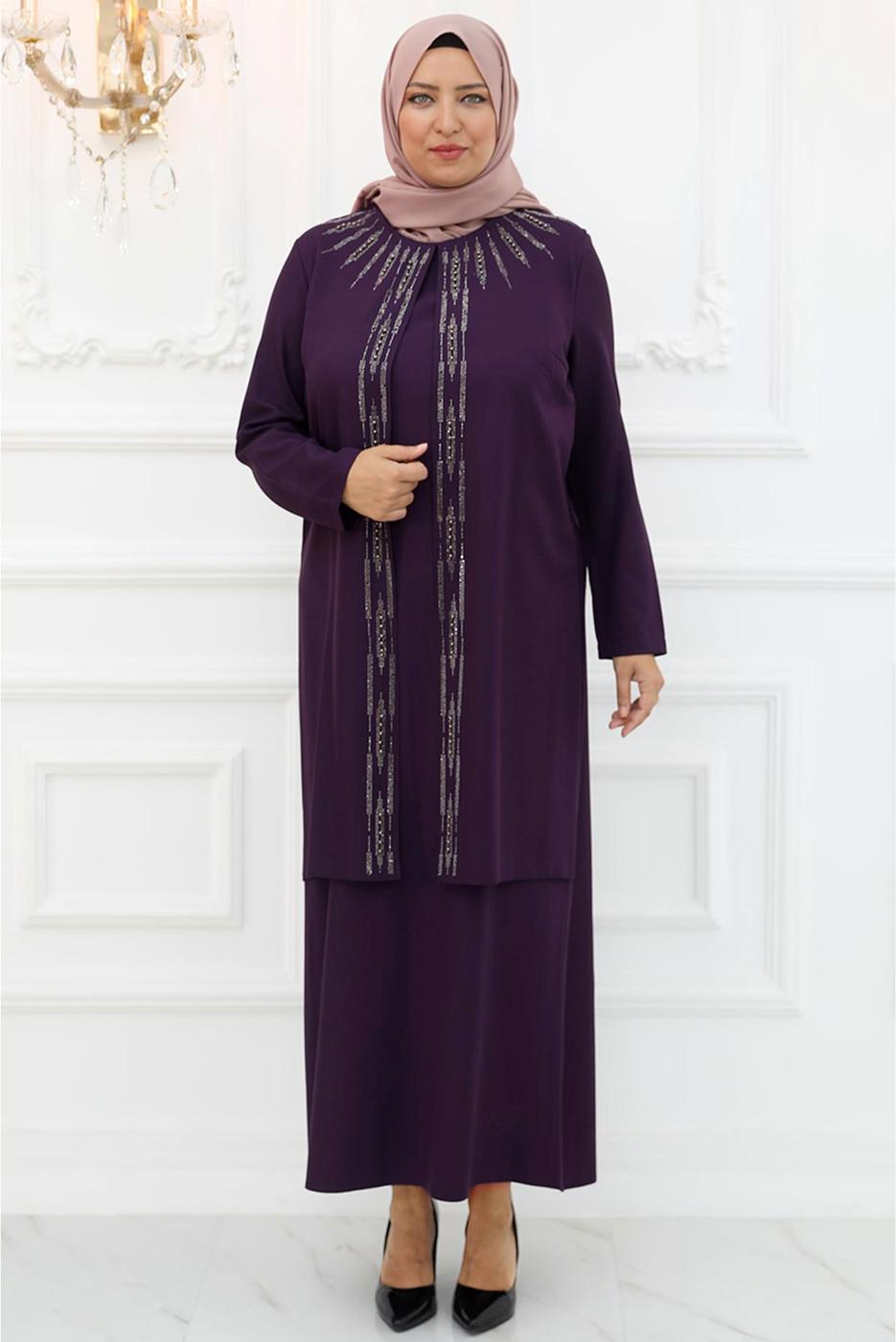 Tesettür giyim MÜRDÜM T 1921 A.H ABİYE ALBİSE
