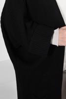 Vêtements hijab NOIR CARDIGAN EN MAILLE T 0103