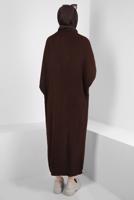 Hijab clothing BROWN KNITWEAR CARDIGAN T 0103
