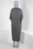 Hijab clothing GREY KNITWEAR CARDIGAN T 0103