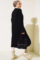 Tesettür giyim SİYAH TRİKO HIRKA T 0773