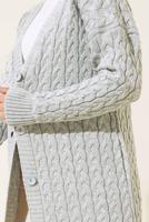 Tesettür giyim GRİ TRİKO HIRKA T 0773