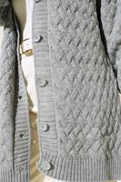 Tesettür giyim GRİ TRİKO HIRKA T 0963