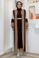 Vêtements hijab TABA VESTE EN TRICOT À RAYURES T 31332