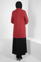 Hijab clothing BROWN ALVINA POCKET DETAILED JACKET T 44276