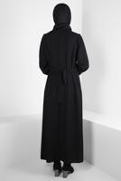 Hijab clothing BLACK ALVINA BELTED DRESS T 44356-1