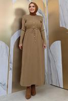 Hijab clothing MINK KNITWEAR DRESS T 5071