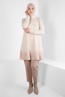 Vêtements hijab BEIGE TUNIQUE DE SURVÊTEMENT ALVINA T 44183