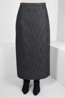 Tesettür giyim SİYAH ALVİNA DÜZ KESİM ETEK T 60513