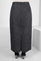 Tesettür giyim SİYAH ALVİNA DÜZ KESİM ETEK T 60513