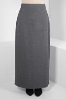 Tesettür giyim SİYAH ALVİNA EKOSE ETEK T 60519