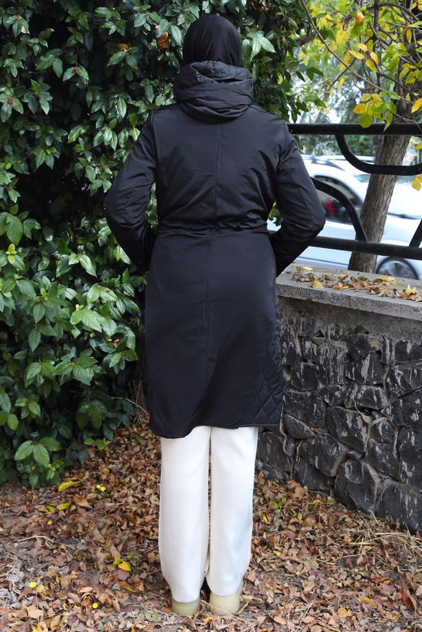Hijab clothing  HOODED COAT T 0911 - TRENDTESETTÜR