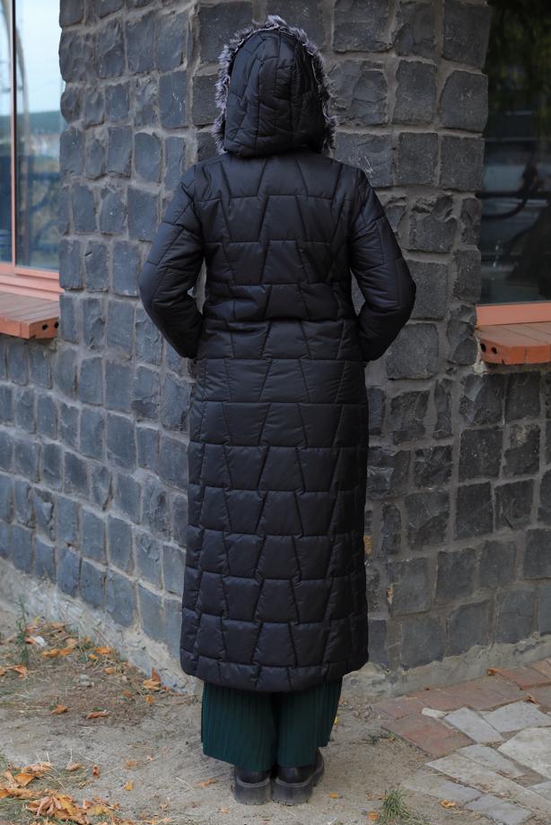 Hijab clothing  HOODED COAT T 1847 - TRENDTESETTÜR