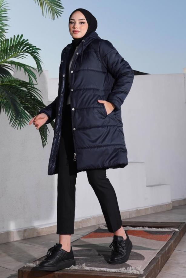Vêtements hijab  PUFFER COAT T 5444 - TRENDTESETTÜR