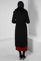 Hijab clothing BLACK T 90405 ALVİNA WİNTER ALMEDA KABAN 40/48 TEK42