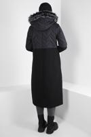 Hijab clothing BLACK ALVINA HOODED COAT T 90427