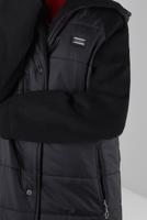 Tesettür giyim SİYAH ALVİNA KAPÜŞONLU KABAN T 90428