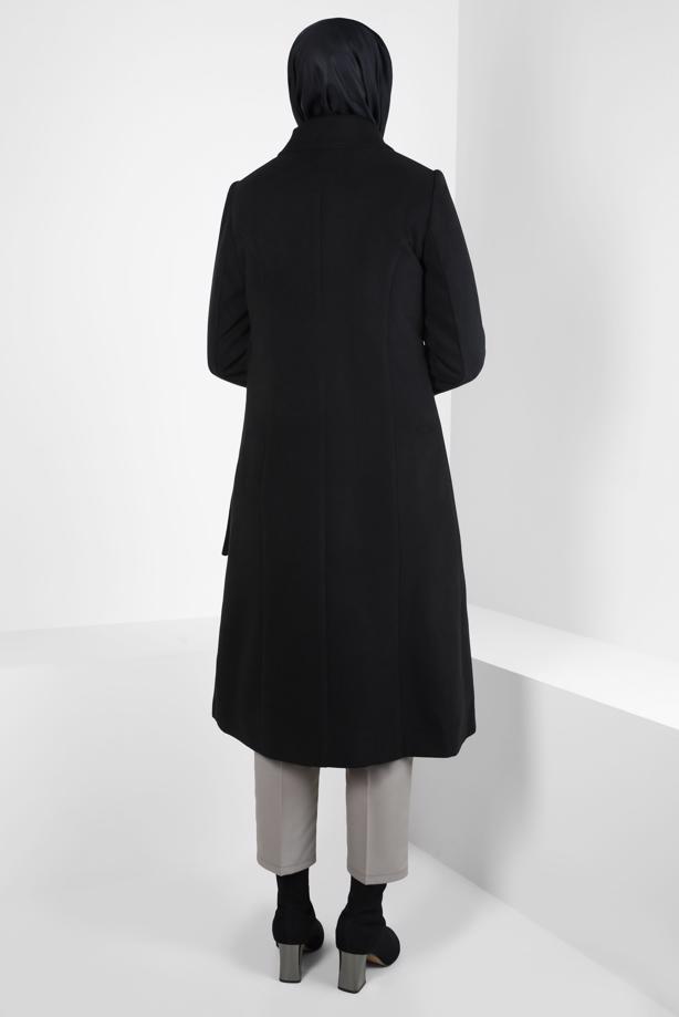 Hijab clothing BLACK T 90443 ALVİNA MOLLY EZEL KABAN 38/46 TEK40 - TRENDTESETTÜR