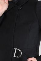 Hijab clothing BLACK ALVINA BELTED COAT T 90443