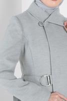Vêtements hijab GRIS ALVINA MANTEAU CEINTURÉ T 90443