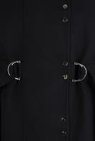 Hijab clothing BLACK ALVINA BELTED COAT T 90449