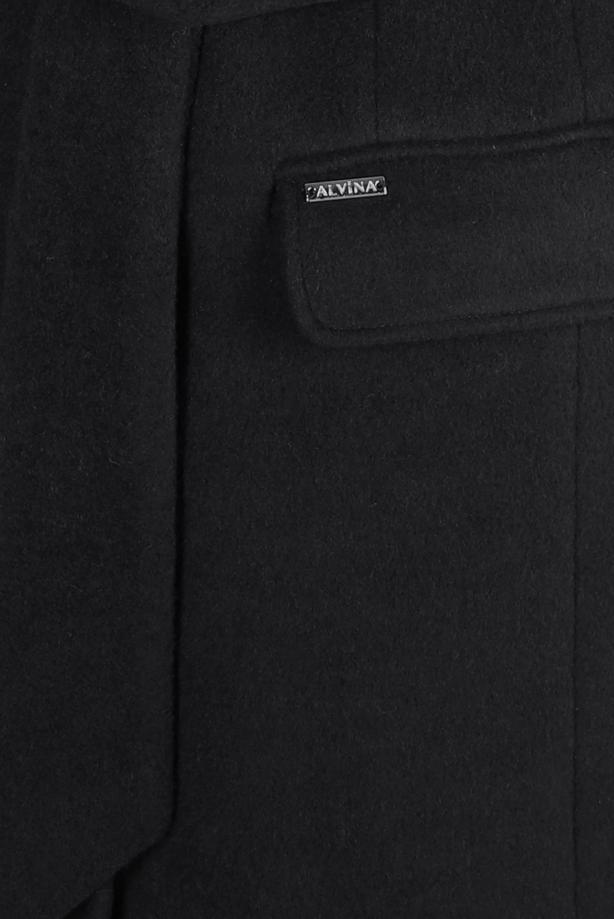 Hijab clothing BLACK T 90454 ALVİNA 8239 KABAN 38/46 TEK40 - TRENDTESETTÜR